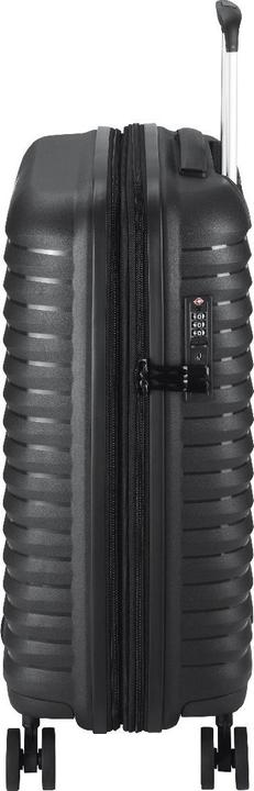 Actual product image D&N Travel Line 4500 4-wheel cabin trolley S 55 cm with stretch fold (38 l, Hand luggage (up to 50 litres))