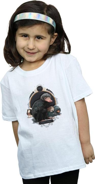 Actual product image Fantastic Beasts Girls Baby Nifflers Cotton T-Shirt (140, 146)