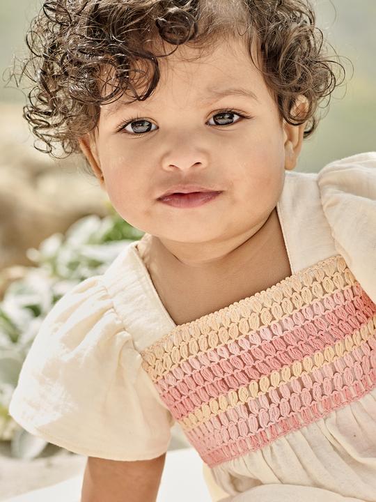 Image du produit Vertbaudet Blouse bébé fille en dentelle au crochet (62)