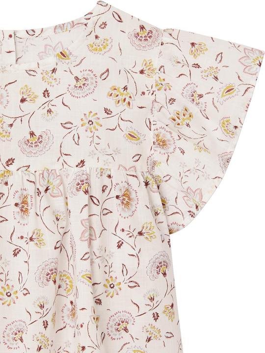 Produktbild Vertbaudet Mädchen-Set: geblümte Bluse & Musselin-Shorts (140)