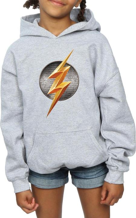 Image du produit - Sweat à capuche JUSTICE LEAGUE MOVIE FLASH EMBLEM - Fille (140, 146)