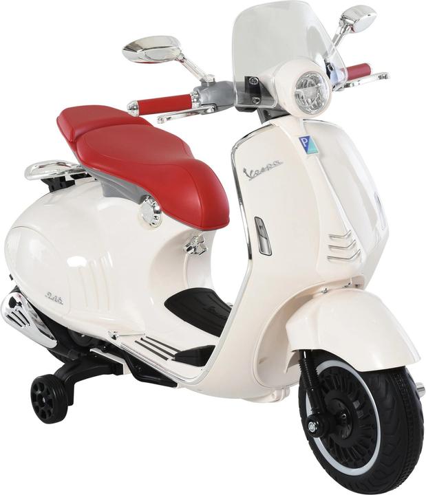 Homcom Elektrofahrzeug Kindermotorrad mit MP3-Musik Beleuchtung (6 V)