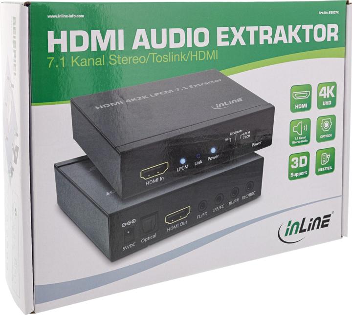 Actual product image InLine Extractor/signal isolator (TOSLINK)