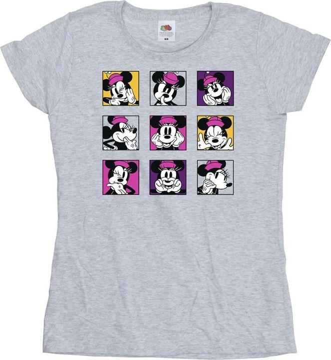 Immagine prodotto Disney Minnie Mouse Squares Maglietta Donna (L)