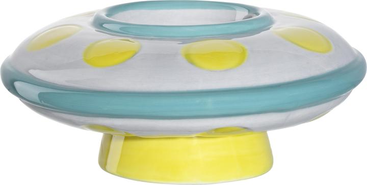 Immagine prodotto Leonardo Portauovo per bambini Avventura UFO, Giallo/Turchese/Bianco (1 x)