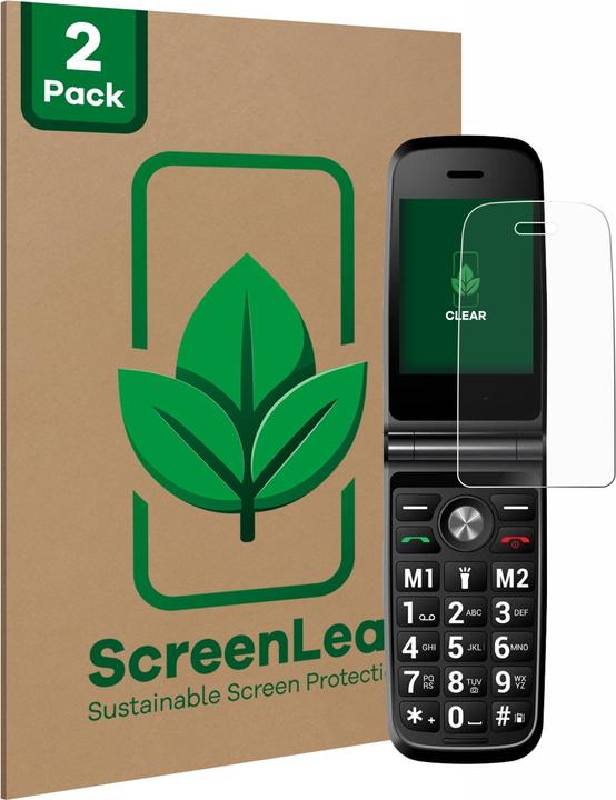 Productafbeelding ScreenLeaf Screen Protector duurzame schermbescherming, helder, anti-kras (2 Stuk, Unihertz Titan Pocket)