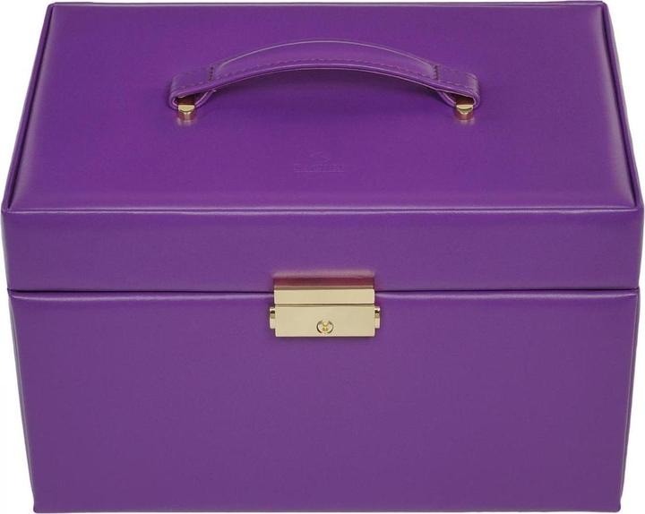 Actual product image Sacher 74.519.560505 - Jewellery box Karen colisimo violet full grain cowhide