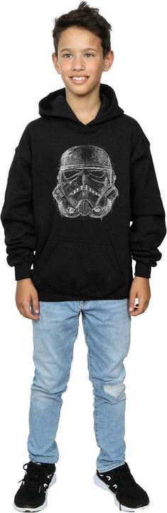 Produktbild Star Wars Stormtrooper Scribble Helmet Kapuzenpullover Jungen (140, 146)