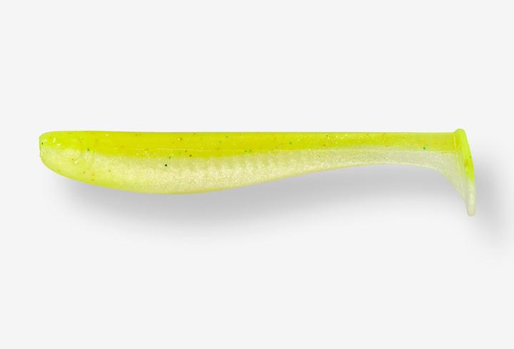 Caperlan Gummiköder Yubari Fatshad mit Lockstoff gelbgrün (11 cm)