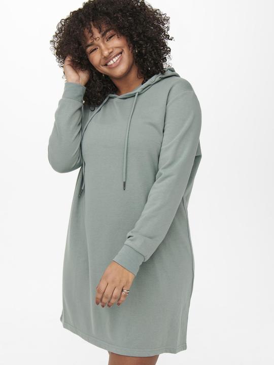 Image du produit Only Tunique curvy à capuche - robe sweat (S)
