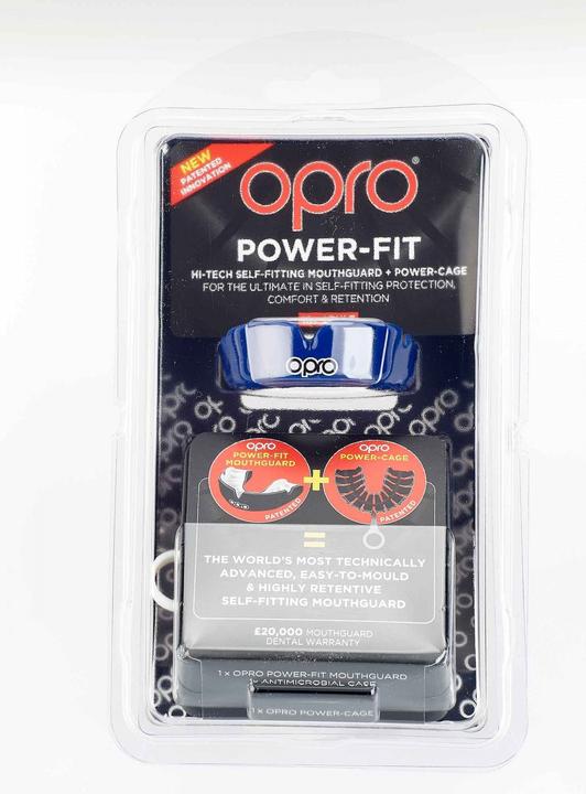 Actual product image Opro Gumshield PowerFit Dark Blue/Gold