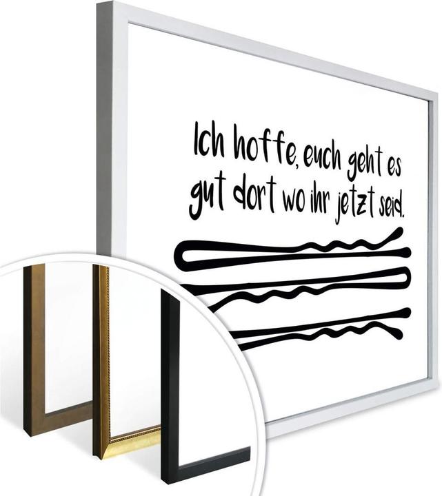 Produktbild Trenddeko Ich hoffe euch geht es gut (50 x 40 cm)
