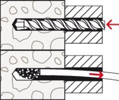 Image du produit Fischer Chevilles pour cadres R 88542 SXR 10x160 T Vis A 4/chevilles-nylon (50 pcs)