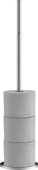 Image du produit Intirilife Porte-papier hygiénique autoportant en acier inoxydable - Hauteur 55 cm