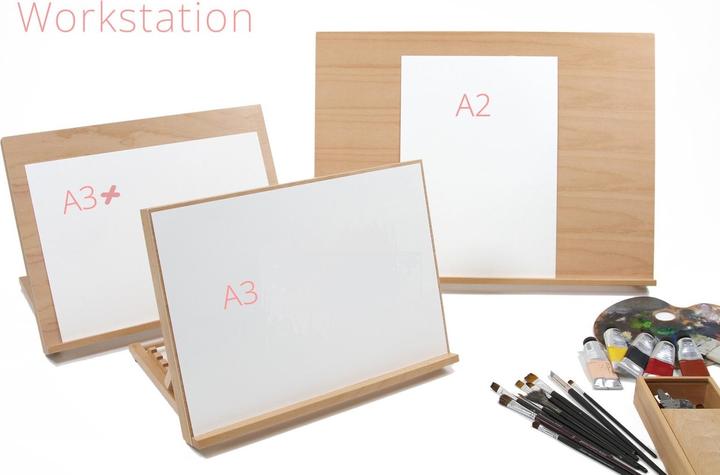 Actual product image Paintersisters Workstation Table Easel A2