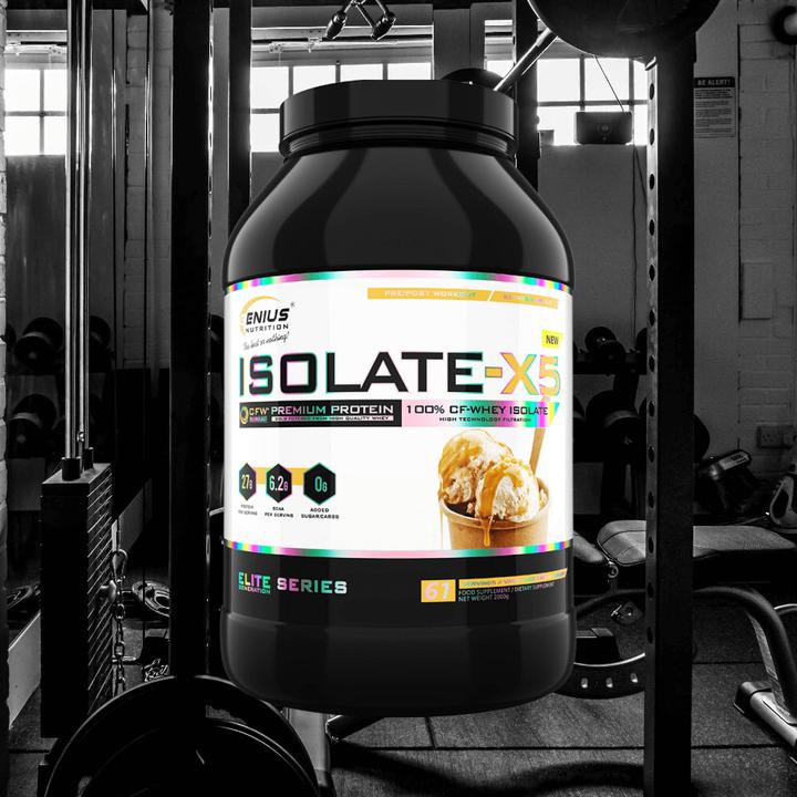 Actual product image Genius Nutrition Isolate-X5 (Vanilla Ice Cream, 2000 g)