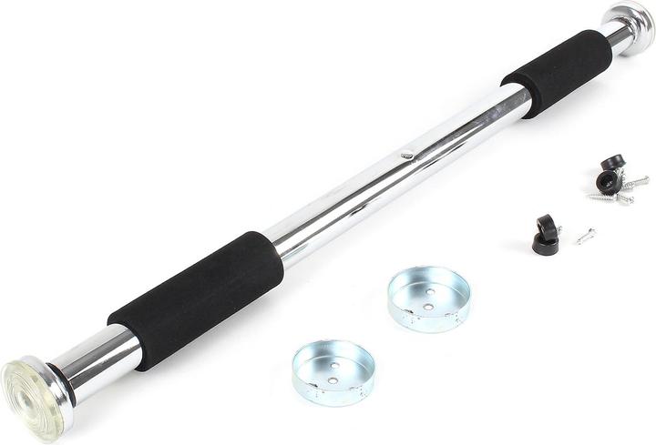 Luxtri Klimmzugstange Chrom Türreckstange Turnstange 62-85cm Türrahmen 160kg