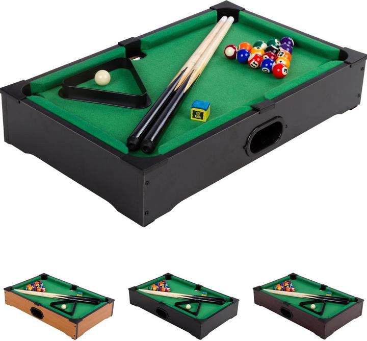 Immagine prodotto Games Planet Mini tavolo da biliardo NANO + accessori, nero
