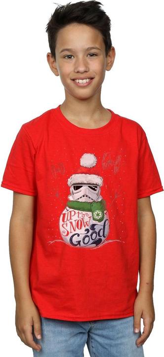 Actual product image Star Wars Boys Stormtrooper Up To Snow Good T-Shirt (140, 146)