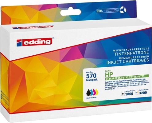 Produktbild Edding Tinte Kombi-Pack (M, BK, C, Y)
