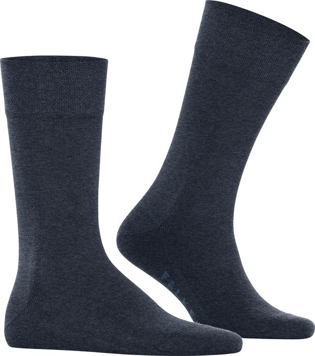 Falke Sensitive New York (3er Pack) Herrensocken, Farbe 6127 navy mel., Grösse 43-46 (Einzelpack, 43 - 46)