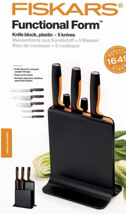 Produktbild Fiskars Functional Form plastic knife case for 5 knives
