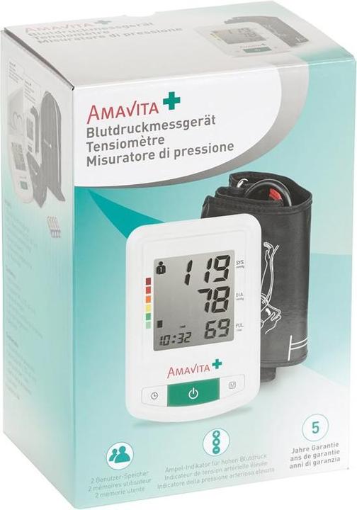 Produktbild Amavita Blutdruckmessgerät (Blutdruckmessgerät Oberarm)