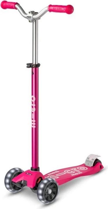 Actual product image Micro Children's kickboard Maxi Deluxe Pro LED (pink)