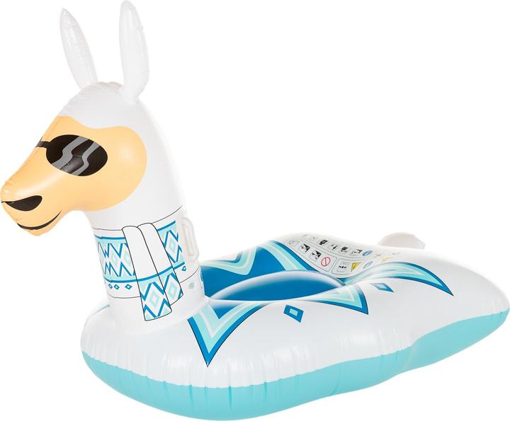 Aufblasbares Wassertier Lama mit Sonnenbrille