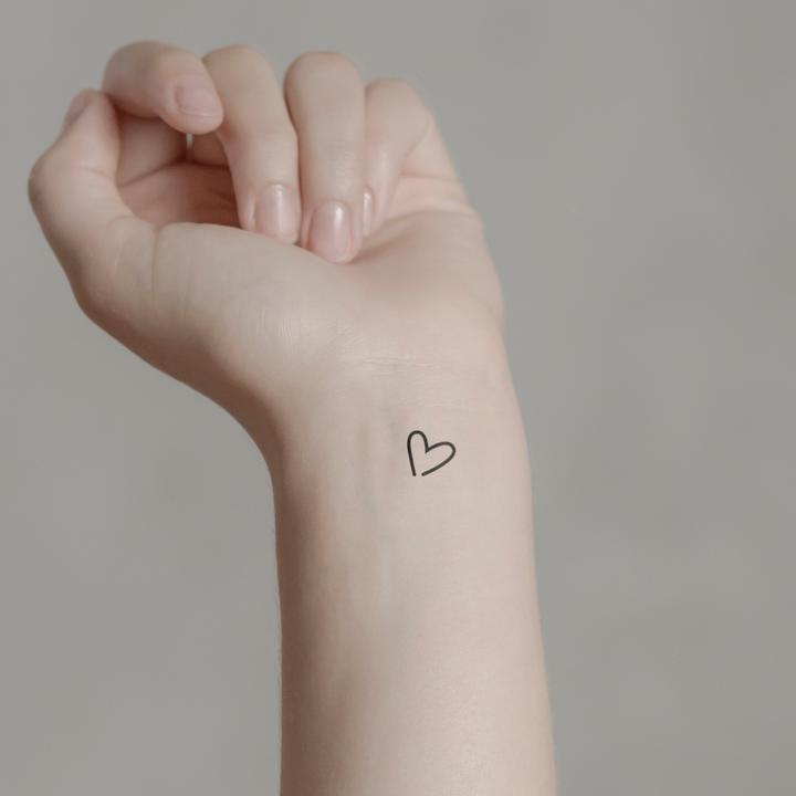 Immagine prodotto minink Tatuaggio temporaneo - Cuore stretto e aperto