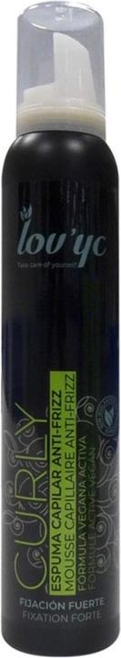 Lov'yc LOVYC Curly Hair Styling Mousse Anti-Frizz Vegan Formula Strong Hold 200ml (200 ml, Lockenschaum)