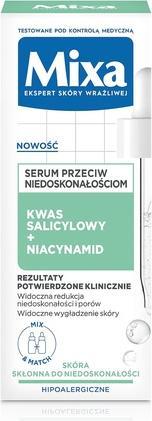Mixa Salicylic Acid + Niacinamide Anti-Imperfection Face Serum For Oily Skin 30Ml (30 ml)