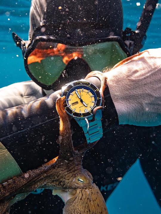 Actual product image Spinnaker SP-5099-33 Men's watch Hass Automatic Diver 43mm 30ATM (Diving watch, Rotating bezel left, 43 mm)
