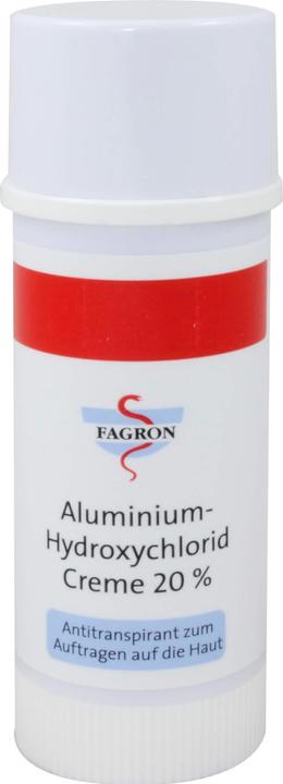 Image du produit Fagron Crème anti-transpirante au chlorhydrate d'aluminium 20 %, 50 ml de crème (Crème, 50 ml)