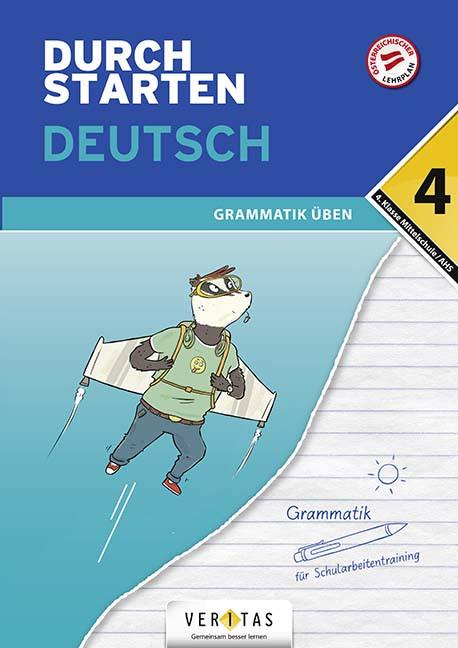 Image du produit Durchstarten Deutsch 4. Klasse Mittelschule/AHS Grammatik üben (Allemand, Vera Igler, 2021)