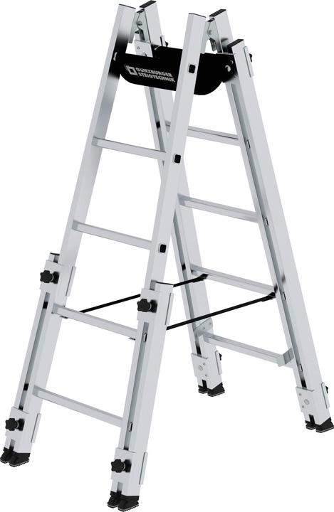 Actual product image Munk Stepladder with rungs for stairs 2x5 rungs (Stepladder, 150 cm)