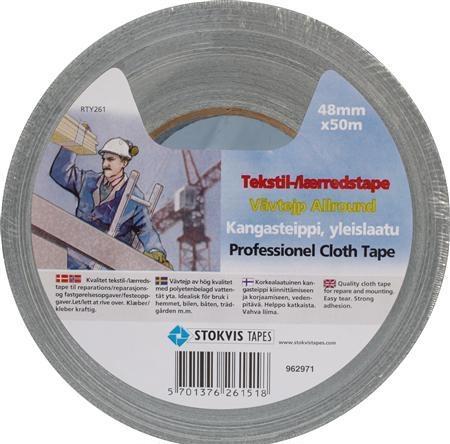 Image du produit Stokvis Tapes STOKVIS Canvas Tape ProfessionalCouleur : argentLargeur : 48mm - longueur 50m