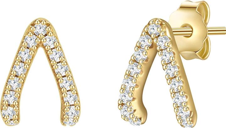 Immagine prodotto Glanzstücke München Donna Argento Sterling Cubic Zirconia Oro Giallo - 28427 (Argento)
