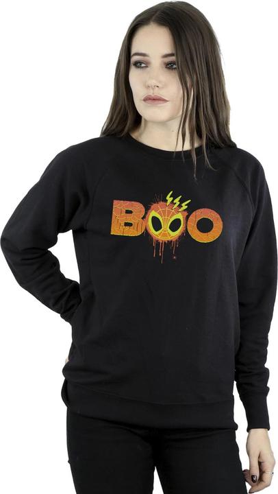 Actual product image Spiderman Womens/Ladies Boo Sweatshirt (5XL)