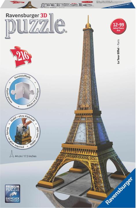 Produktbild Ravensburger 3D Eiffelturm (216 Teile)
