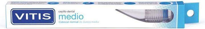 Produktbild Vitis Zahnbürste Mittel Blau (Mittel, 1 x)