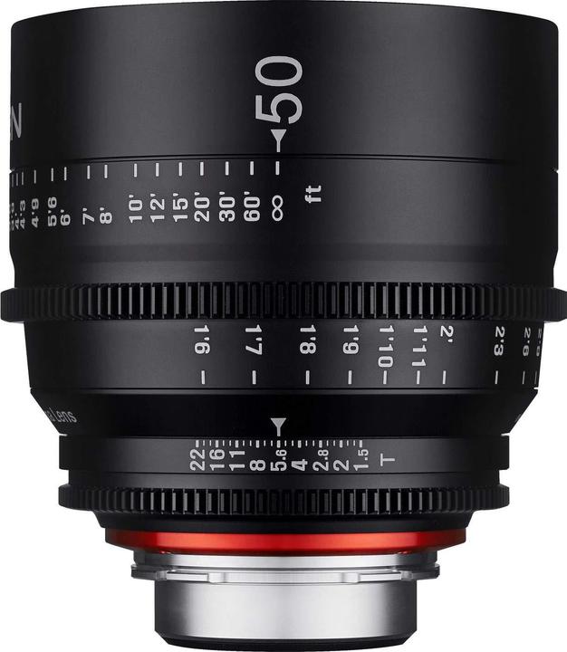 Xeen 50mm T1.5 FF Cine, Canon EF (Canon EF, Plein format)