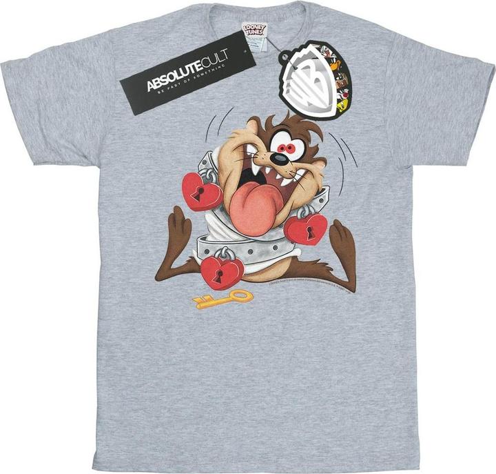Immagine prodotto Looney Tunes Taz Valentine's Day Madly In Love Maglietta Uomo (L)