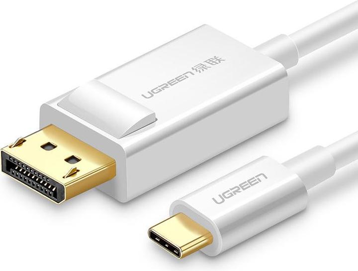 Ugreen Câble USB USB-C - DisplayPort 1.5 m Biały (6957303844203) (1.50 m, USB Type C)