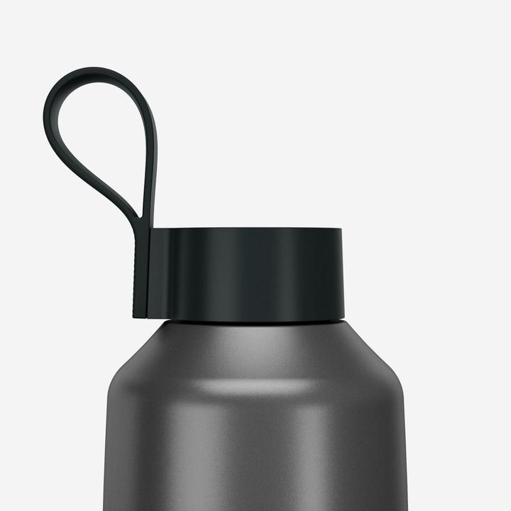 Actual product image Quechua Drinking bottle 1.5 l stainless steel with screw cap Hiking (1.50 l)