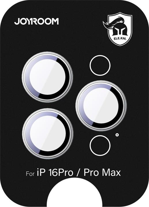 Produktbild Joyroom JR-MFY0261 Camera Lens Protector for 16 Pro/Pro Max-Silver (1 Stück, Apple iPhone 16 Pro Max, Apple iPhone 16 Pro)