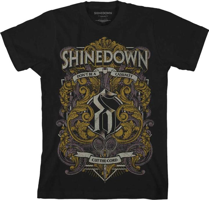 Actual product image Universal Textiles Unisex Adult Ornamental Scissors Cotton T-Shirt (XXL)