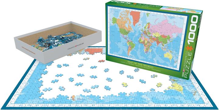 Produktbild Eurographics Weltkarte (1000 Teile)