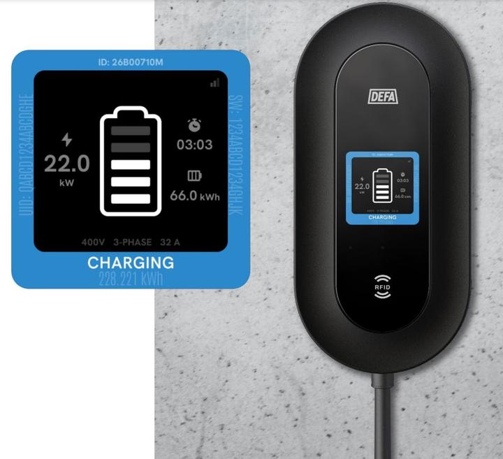 Actual product image Defa Power (Type 2, 22 kW, 32 A, Hard wired)