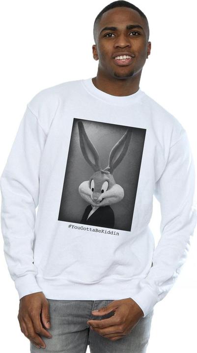 Immagine prodotto Looney Tunes Bugs Bunny Yougottabekiddin Felpa Uomo (L)